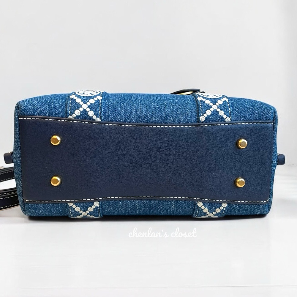 Tory Burch Denim and Navy Crossbody Bag - Picture 10 of 16